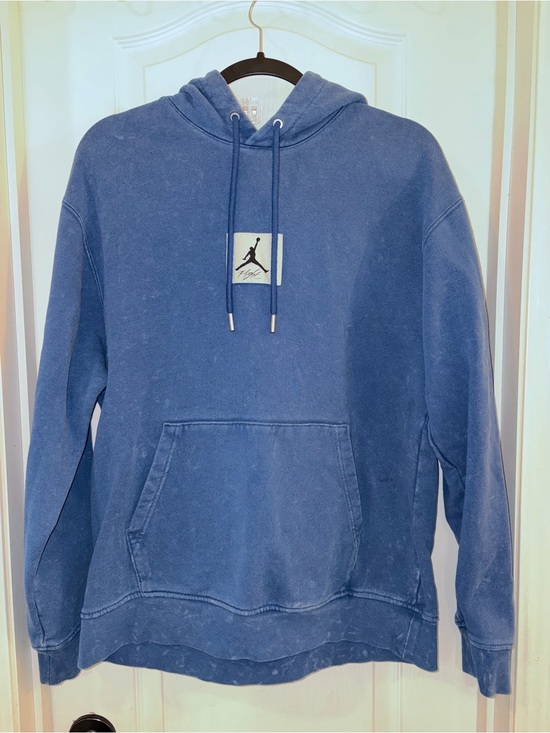 Jordan Other - Jordan Vintage Washed Blue Hoodie with Jumpman Patch